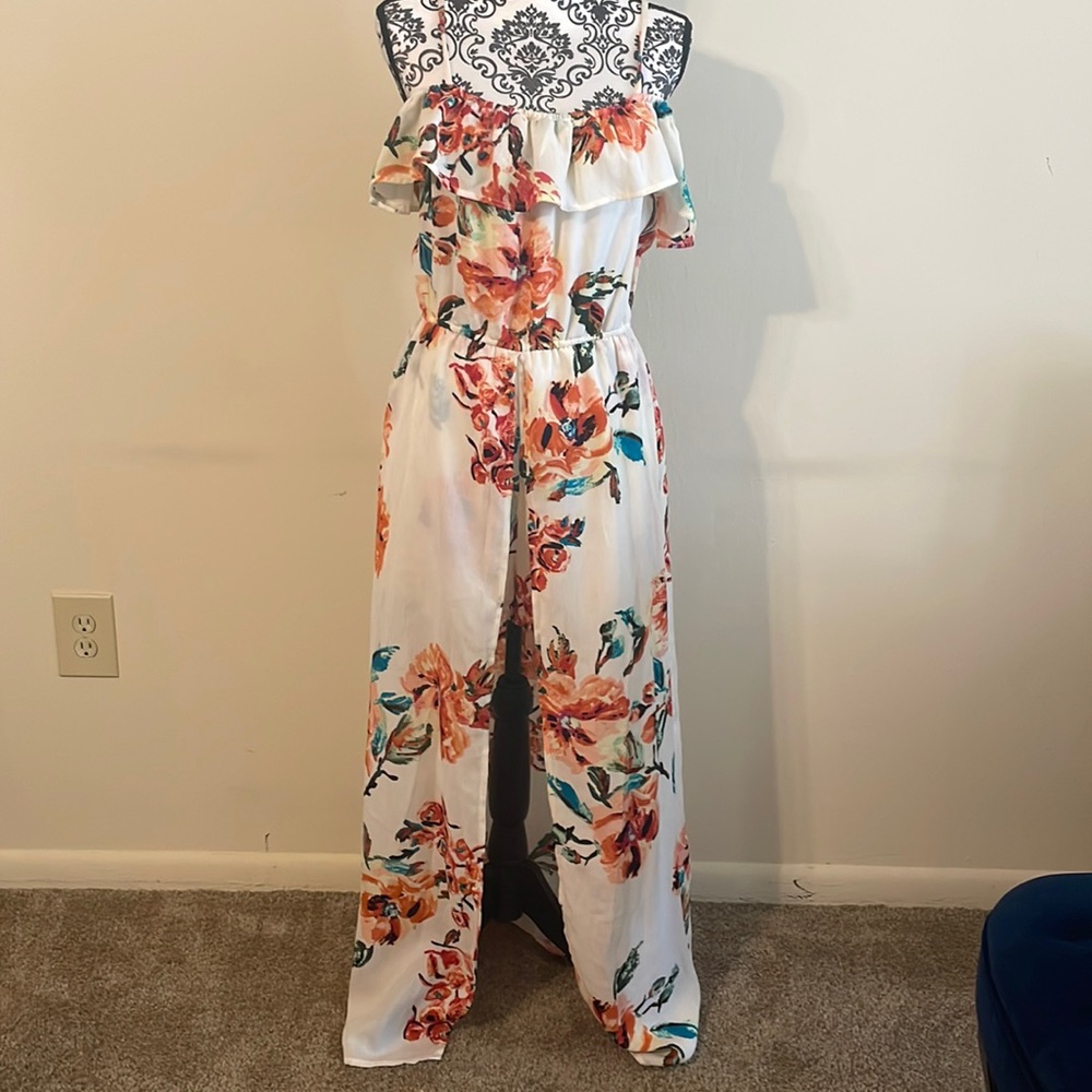 Beautiful Cream floral romper